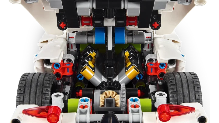 Конструктор LEGO Technic: Білий гіперкар Koenigsegg Jesko Absolut 801 елемент (42184) - зображення 5