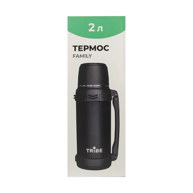 Термос універсальний Tribe Family line 2 л T-DG-0001, black (T-DG-0001-black) - изображение 8