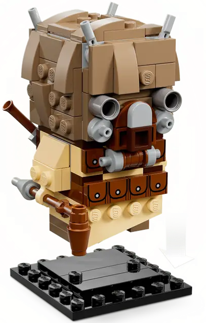 Конструктор LEGO Star Wars BrickHeadz Tusken Robber 152 елемента (40615) - зображення 4