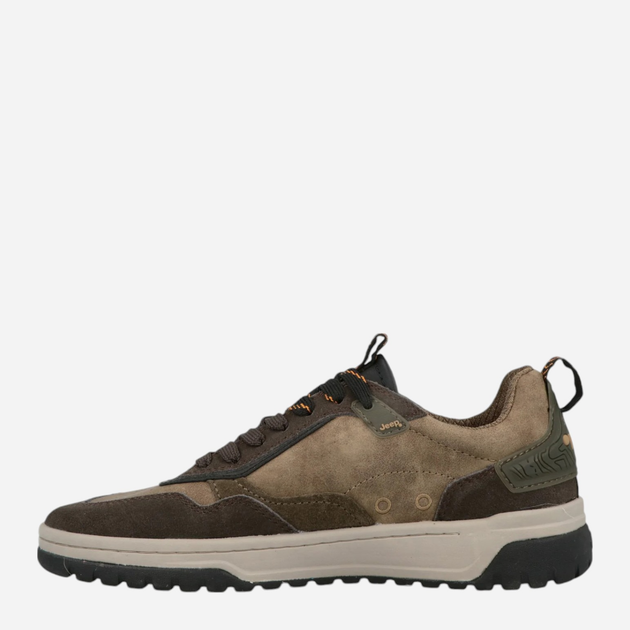 Sneakersy męskie do kostki Jeep JM42100A-028 43 (9UK) 28.9 cm Brązowe (8050246386613) - obraz 3