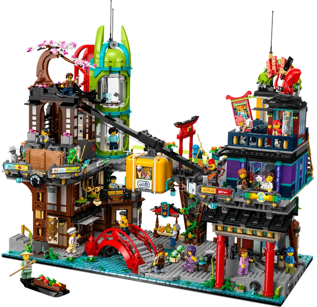 Конструктор LEGO Ninjago Міська площа NINJAGO 6163 елемента (71799) - зображення 2