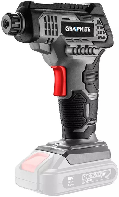 Компрессор воздушный Graphite аккумуляторный Energy+ 18 В 58G041 (5907558480085) - изображение 1