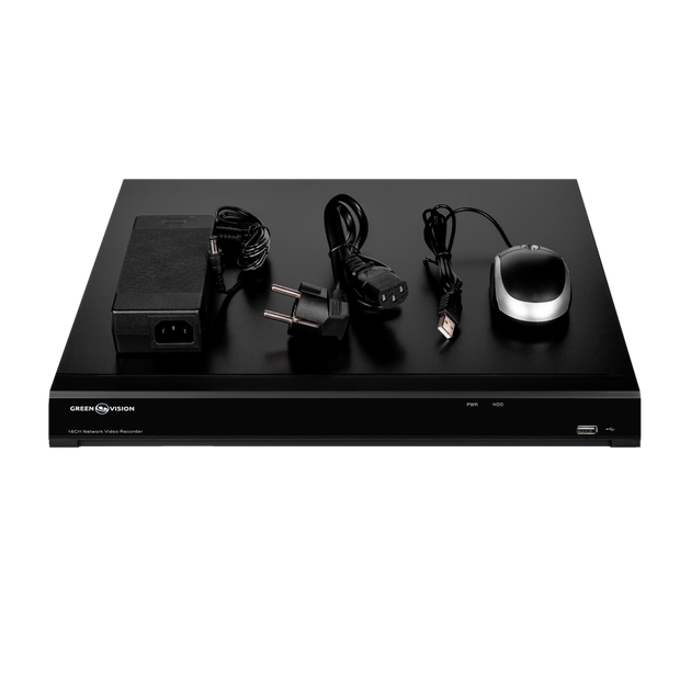 IP видеорегистратор 16-канальный 12MP NVR GreenVision GV-N-I017/16 12MP 12MP (V2) - изображение 5