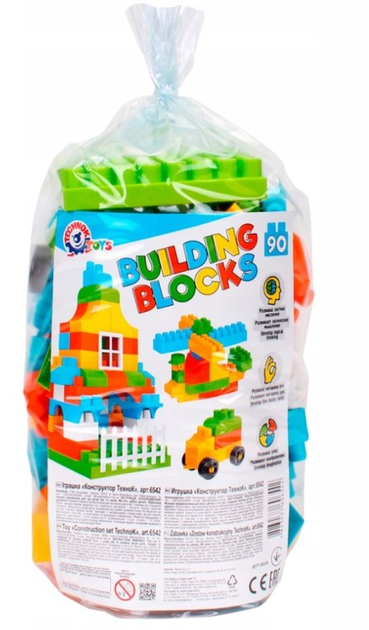 Конструктор Technok Building Blocks 6542 90 елементів (4823037606542) - зображення 1