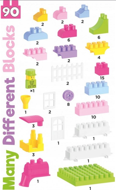 Конструктор Technok Building Blocks 6559 90 елементів (4823037606559) - зображення 5