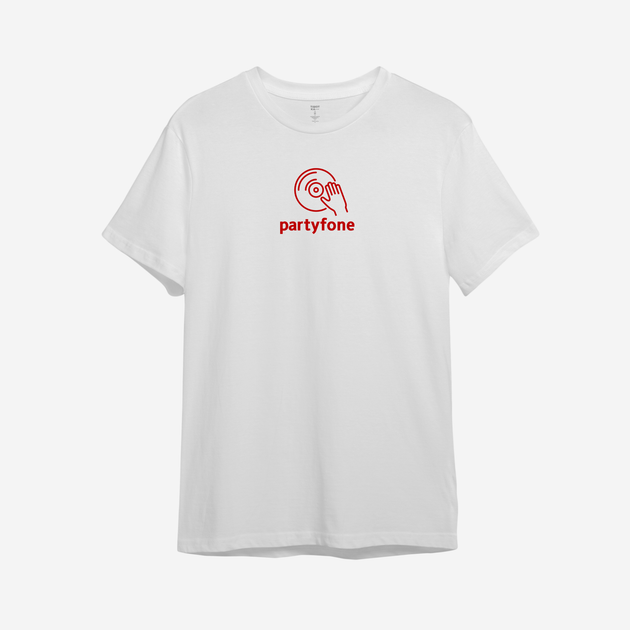 Футболка з принтом ТiШОТКА Partyfone XS Білий Стандарт (1019429534) - Фото 1 Футболка з принтом ТiШОТКА Partyfone XS Білий Стандарт (1019429534) - зображення 1