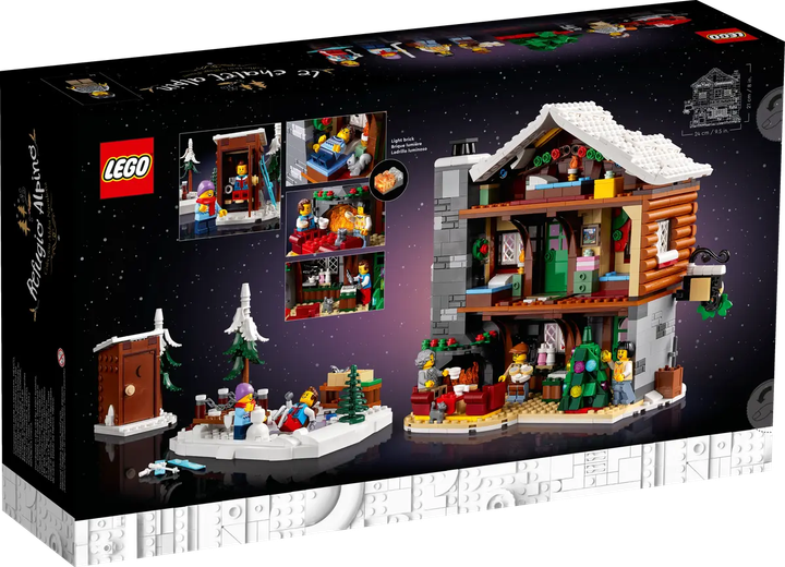 Zestaw klocków LEGO Icons Górska chata 1517 elementów (10325) - obraz 12