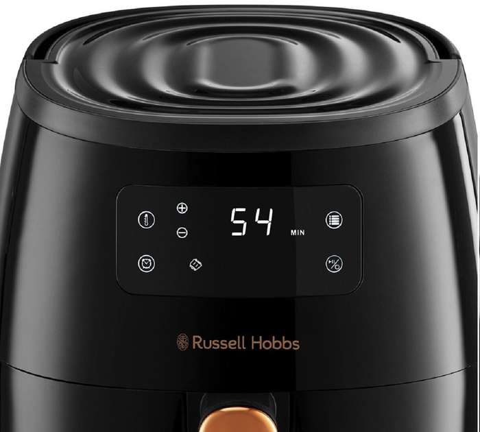 Russell Hobbs Мультипіч SatisFry Air Large, 1650Вт, чаша-5л, сенсорне керув., алюміній/пластик, чорно-мідний - зображення 3
