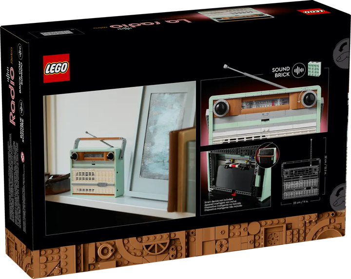 Zestaw klocków LEGO Icons Radio w stylu retro 906 elementów (10334) - obraz 8
