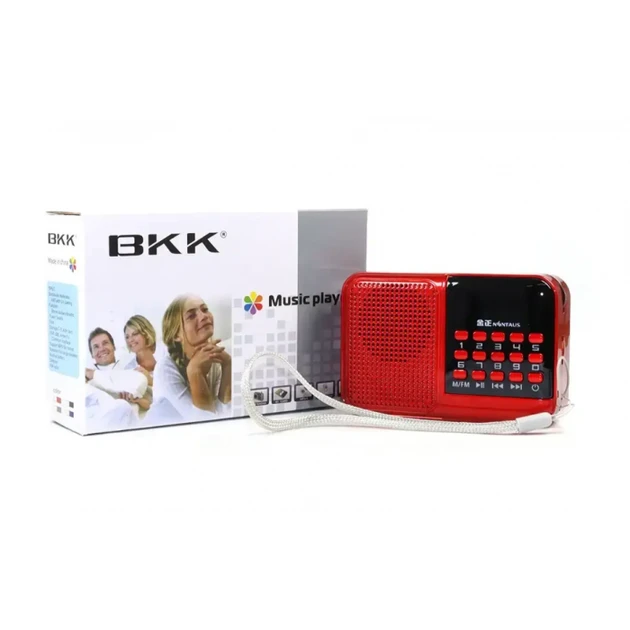 Радиоприёмник аккумуляторный BKK S61 Радио колонка с FM USB MicroSD - изображение 1