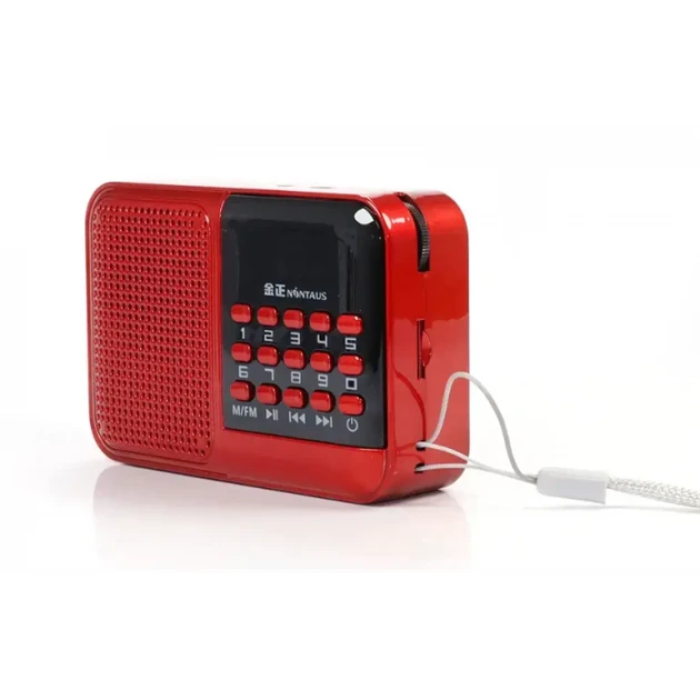 Радиоприёмник аккумуляторный BKK S61 Радио колонка с FM USB MicroSD - изображение 2