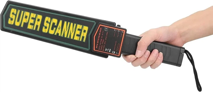 Досмотровый ручной металлодетектор Super Scanner , портативный металлоискатель - Фото 11 Досмотровый ручной металлодетектор Super Scanner , портативный металлоискатель - изображение 11