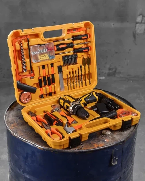 Ударний шуруповерт із набором інструментів 12V tools with - зображення 10
