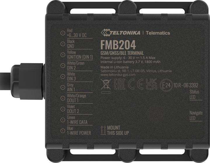 GPS трекер Teltonika FMB204 (4779027312309) - зображення 2