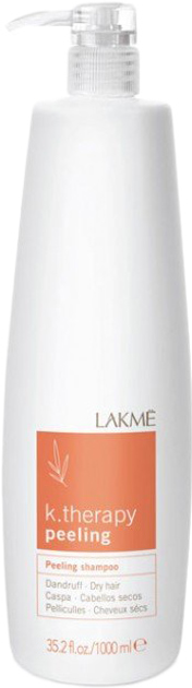 Szampon przeciwłupieżowy Lakme K.Therapy Peeling Dandruff do włosów suchych 1 l (8429421437134) - obraz 1