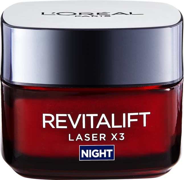 Krem-maska do twarzy L'Oreal Paris Revitalift Laser X3 na noc rewitalizujący 50 ml (3600522895121) - obraz 1