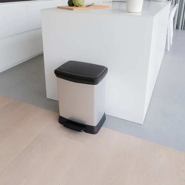 Kosz na śmieci Curver Deco Bin Duo 10 l + 18 l (3253922165051) - obraz 3