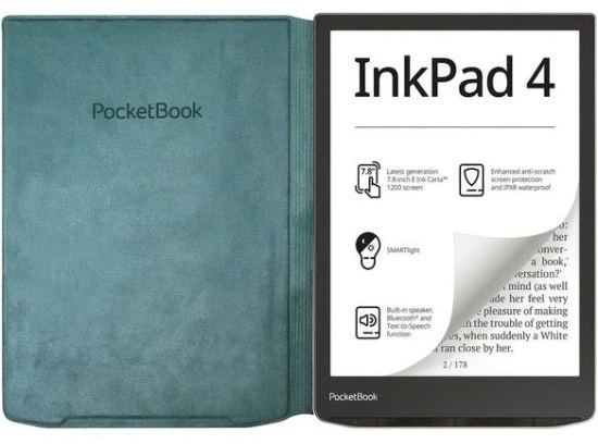 Etui PocketBook do PocketBook 743 Flip Cover Dark Green (HN-FP-PU-743G-SG-WW) - obraz 4