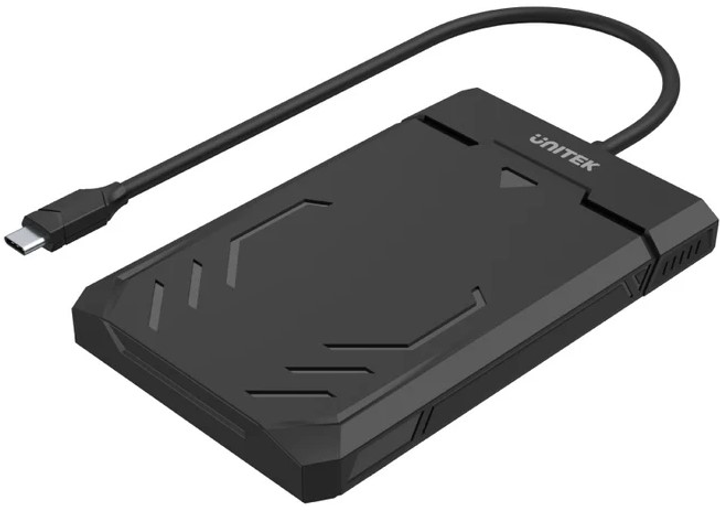 Зовнішня кишеня Unitek для 2.5” HDD/SSD DiskGuard Raiden 2.5" USB-C to SATA III Hard Disk Enclosure (Y-3036A) - зображення 1