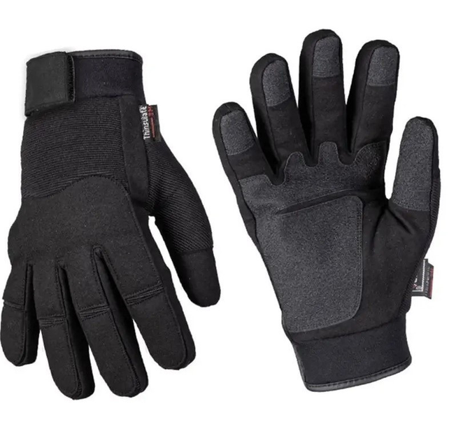 Перчатки тактические зимние с мембраной Mil-tec 12520802 Черные Army Gloves Winter Thinsulate размер 2XL - изображение 1