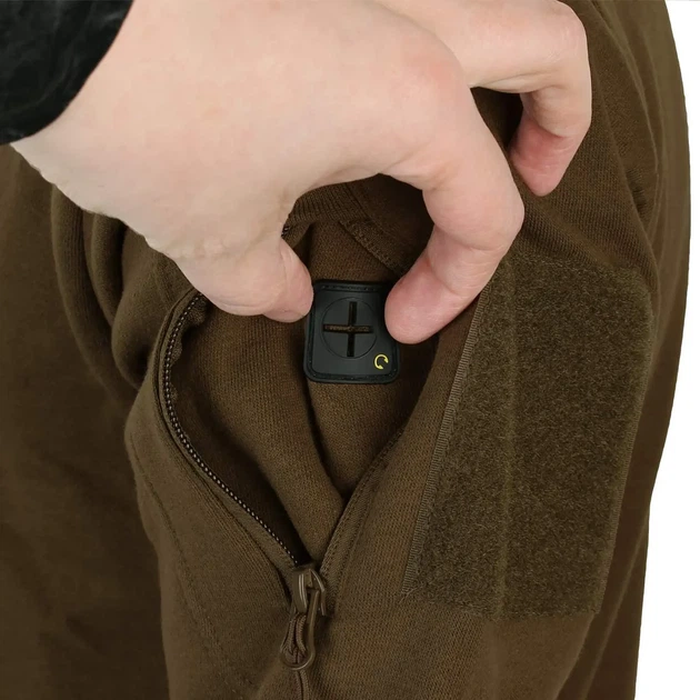 Кофта тактическая Mil-Tec Sweatshirt Coyote 11472519 - S - Фото 5 Кофта тактическая Mil-Tec Sweatshirt Coyote 11472519 - S - изображение 5