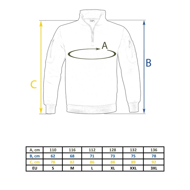 Кофта тактическая Mil-Tec Sweatshirt Coyote 11472519 - S - Фото 7 Кофта тактическая Mil-Tec Sweatshirt Coyote 11472519 - S - изображение 7