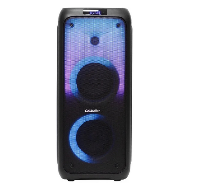 Акустична система MHZ Goldteller 504-50W потужна Bluetooth колонка з RGB підсвічуванням USB/AUX/TFcard/FM-тюнер - зображення 9
