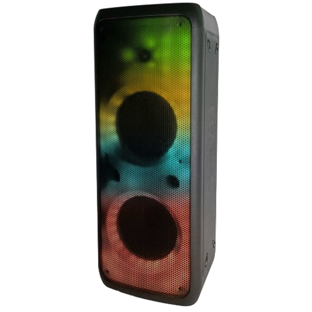 Акустична система MHZ Goldteller 505-60W з USB/TF/FM/потужна Bluetooth колонка з караоке мікрофоном 60W RGB лід підсвічування - зображення 12