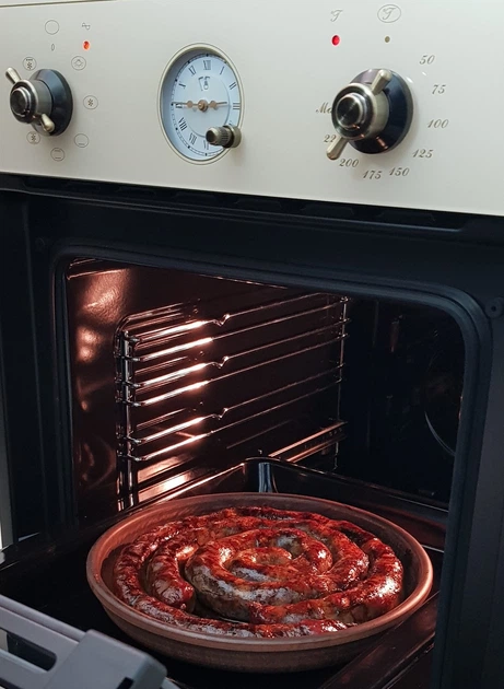 Духова шафа електрична Luxor HB 4511 Classico Champagne 7 програм + телескопічні напрямні, бежевий, шампань, слонова кістка - зображення 9