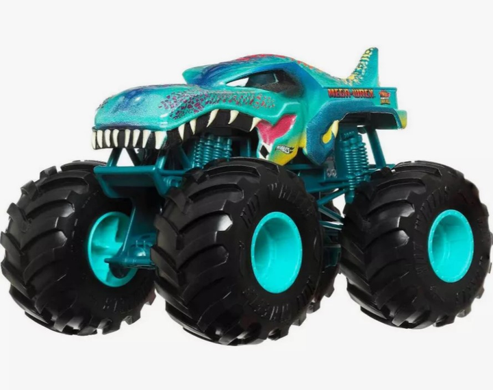 Машинка Хот Вилс Монстр Трак 1:24 Мега Рекс Monster Trucks Mega Wrex ...