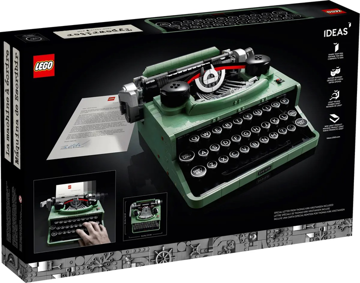 Конструктор LEGO Ideas Друкарська машинка 2079 елементів (21327) - зображення 10