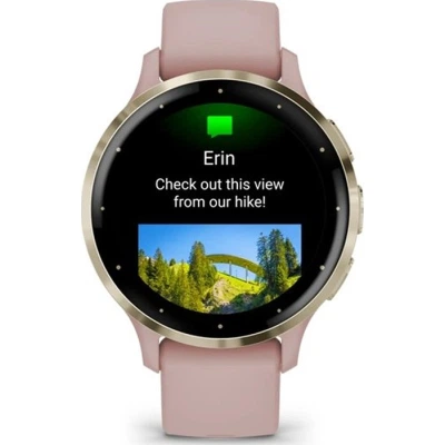Смарт-часы Garmin Venu 3S, Dust Rose + Soft Gold, GPS (010-02785-03) - изображение 7