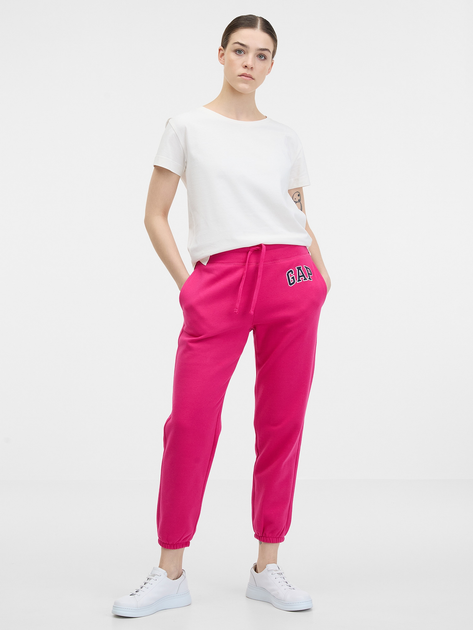 Spodnie dresowe damskie joggery GAP 463492-26 XS Fuksja (1200131893284) - obraz 3