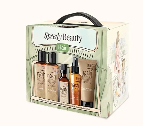 Набор для волос в дорогу / для путешествий Nashi Argan Speedy