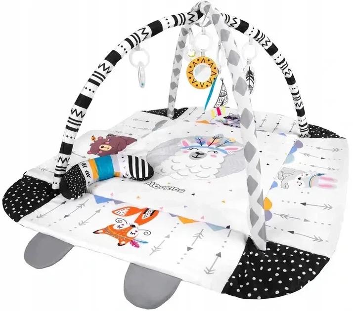 Интерактивный развивающий коврик для детей младенцев Ricokids Boho 100×110 см Польша - изображение 10