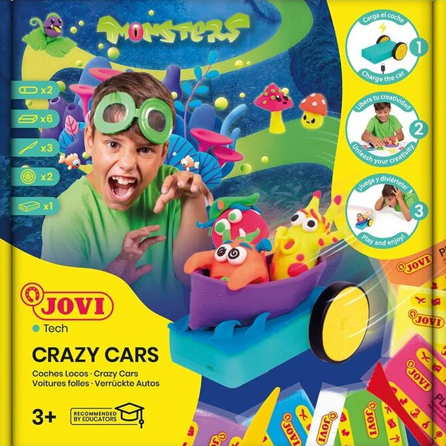 Набор для творчества Jovi Crazy Cars Monster (8412027033183) - зображення 1