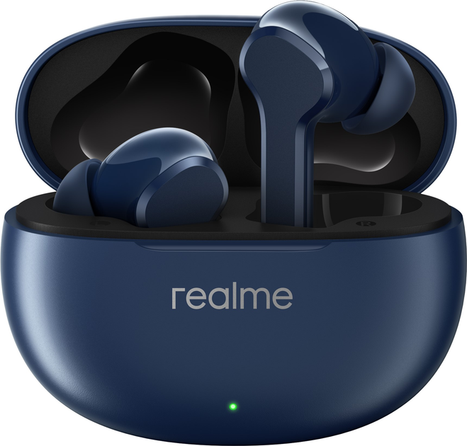 Акція на Навушники realme Buds T110  Blue від Rozetka