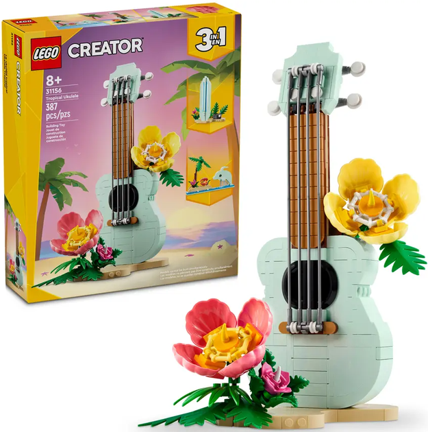 Конструктор LEGO Creator Tropical Ukulele 387 елементів (31156) - зображення 1