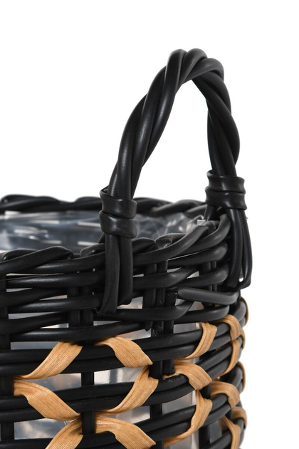 Садовий горщик OTE D015 27 x 34 x 32 (43) см Black-Beige (5908221408337) - зображення 5