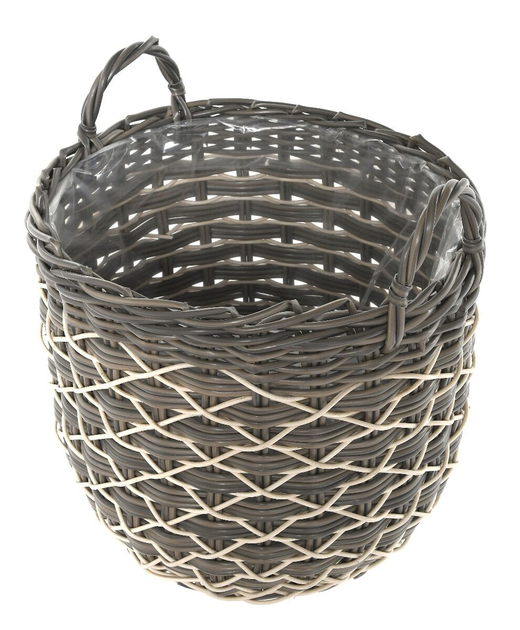 Садовий горщик OTE D016 37 x 43 x 39 (48) см Grey-White (5908221408382) - зображення 3