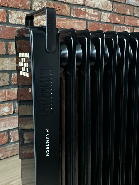 Масляный обогреватель SUNTECH Loft TI-1100В 2500W | 11 секций, черный - изображение 2