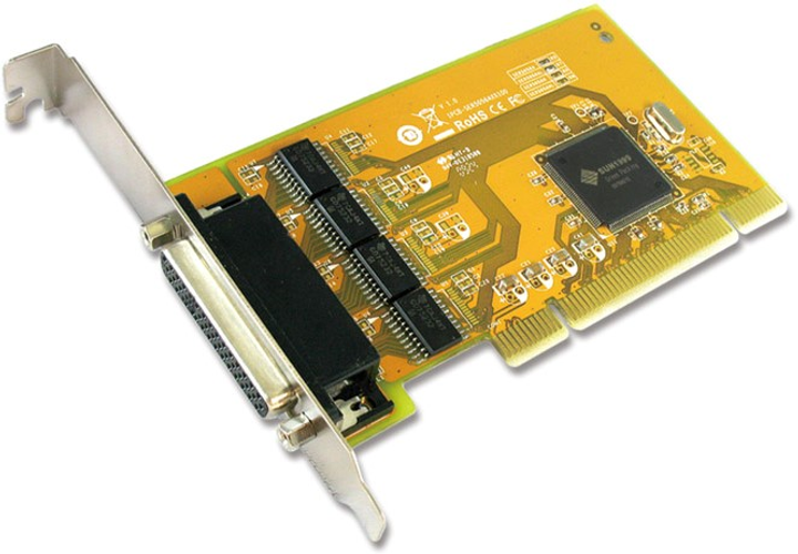 Karta rozszerzeń Sunix 4-port RS-232 Universal PCI Serial Board (SER5056A-B) - obraz 1