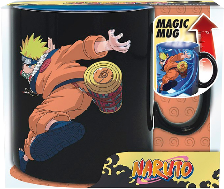 Kubek ABYstyle termoaktywny Naruto Shippuden Naruto And Sasukel 460 ml (3665361071372) - obraz 1