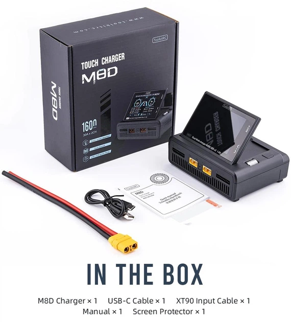 Зарядное устройство ToolkitRC M8D 1-8S 1600W (2 x 800W 30A) – фото