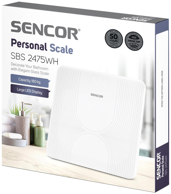 Весы напольные Sencor SBS 2475WH - изображение 8
