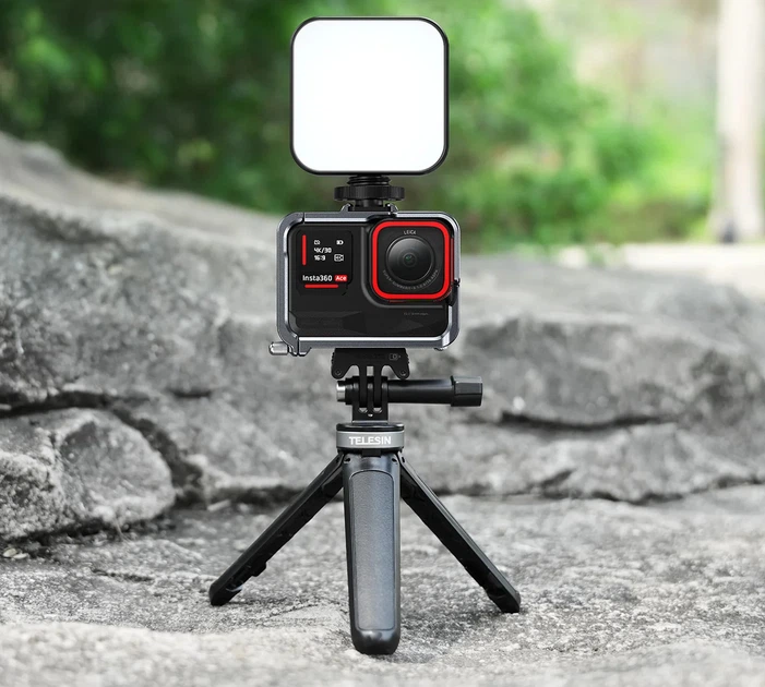 Рамка Insta360 Ace/Ace Pro алюмінієва вертикальна Telesin S6-FMS-02 cp - зображення 5