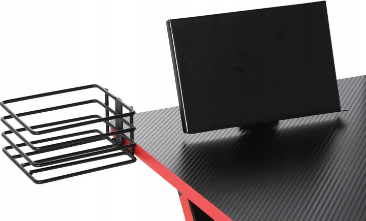 Ігровий стіл OTE 115 x 60 x 74.5 см чорний (OTE-BIUR-GAMER-DELUX-115) - зображення 7