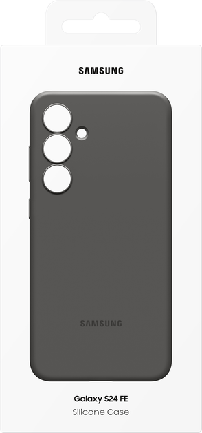 Etui Samsung Silicone Case do Samsung Galaxy S24 FE Black (EF-PS721CBEGWW) - obraz 7
