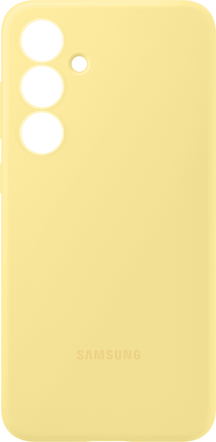 Панель Samsung Silicone Case для Samsung Galaxy S24 FE Yellow (EF-PS721CYEGWW) - зображення 4