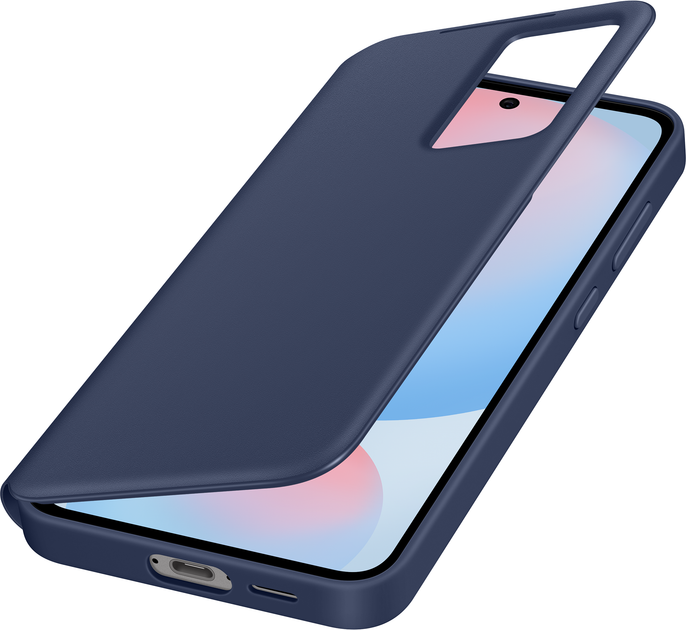 Pokrowiec-książkowy Samsung Smart View Wallet Case do Samsung Galaxy S24 FE Blue (EF-ZS721CLEGWW) - obraz 4